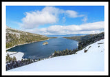 Emerald Bay Slopes - Framed Print