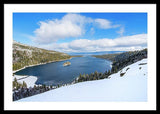 Emerald Bay Slopes - Framed Print