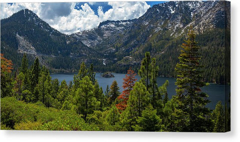 Emerald Bay Spring Day By Brad Scott - Canvas Print
