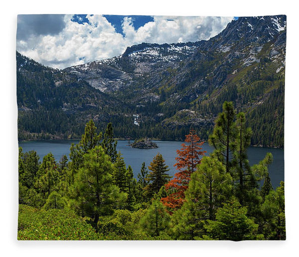 Emerald Bay Spring Day By Brad Scott - Blanket