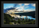 Emerald Bay Sunrise Lake Tahoe - Framed Print