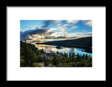 Emerald Bay Sunrise Lake Tahoe - Framed Print