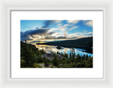 Emerald Bay Sunrise Lake Tahoe - Framed Print
