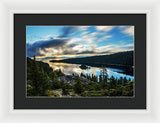 Emerald Bay Sunrise Lake Tahoe - Framed Print