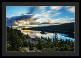 Emerald Bay Sunrise Lake Tahoe - Framed Print