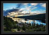 Emerald Bay Sunrise Lake Tahoe - Framed Print