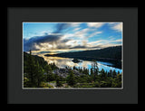 Emerald Bay Sunrise Lake Tahoe - Framed Print