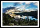 Emerald Bay Sunrise Lake Tahoe - Framed Print