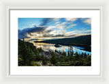 Emerald Bay Sunrise Lake Tahoe - Framed Print