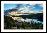 Emerald Bay Sunrise Lake Tahoe - Framed Print