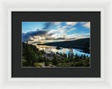 Emerald Bay Sunrise Lake Tahoe - Framed Print
