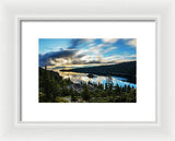 Emerald Bay Sunrise Lake Tahoe - Framed Print