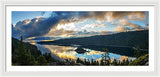 Emerald Bay Sunrise Rays - Framed Print-Lake Tahoe Prints