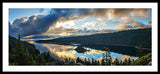 Emerald Bay Sunrise Rays - Framed Print-Lake Tahoe Prints