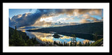 Emerald Bay Sunrise Rays - Framed Print-Lake Tahoe Prints