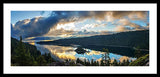 Emerald Bay Sunrise Rays - Framed Print-Lake Tahoe Prints
