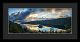 Emerald Bay Sunrise Rays - Framed Print-Lake Tahoe Prints