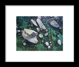 Emerald Waters - Bonsai Rock, Lake Tahoe - Framed Print