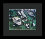 Emerald Waters - Bonsai Rock, Lake Tahoe - Framed Print