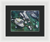 Emerald Waters - Bonsai Rock, Lake Tahoe - Framed Print