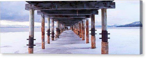 Eye Of The Storm By Brad Scott - Canvas Print-24.000" x 8.000"-Lake Tahoe Prints