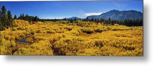 Fall Colors At Kiva - Metal Print