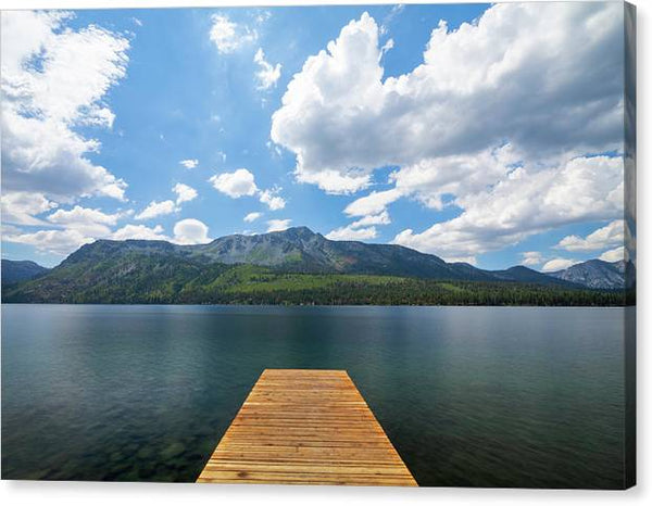 Fallen Leaf Dock - Canvas Print