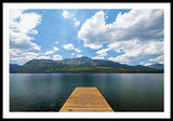 Fallen Leaf Dock - Framed Print