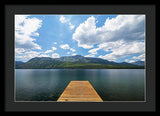 Fallen Leaf Dock - Framed Print