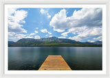 Fallen Leaf Dock - Framed Print