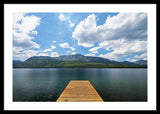 Fallen Leaf Dock - Framed Print