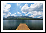 Fallen Leaf Dock - Framed Print