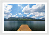 Fallen Leaf Dock - Framed Print