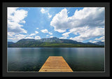 Fallen Leaf Dock - Framed Print