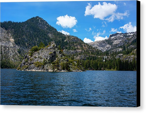 Fannette Island, Emerald Bay - Canvas Print by Brad Scott
