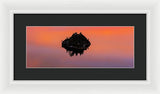 Fannette Island Lake Tahoe - Last Sunset Of The Decade - Framed Print