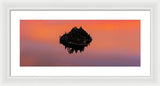 Fannette Island Lake Tahoe - Last Sunset Of The Decade - Framed Print