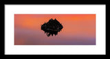 Fannette Island Lake Tahoe - Last Sunset Of The Decade - Framed Print