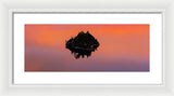 Fannette Island Lake Tahoe - Last Sunset Of The Decade - Framed Print
