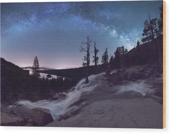 Flowing Dreams - Emerald Bay By Brad Scott - Wood Print