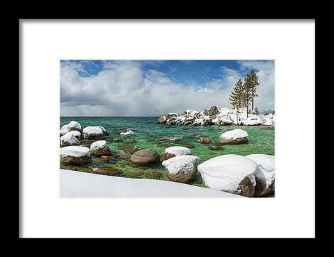 Frozen Aquas By Brad Scott - Framed Print
