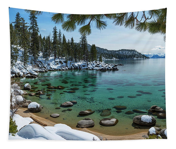 Glistening Cove By Brad Scott Tapestry