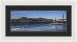 Golden Gate Bridge Panorama - Framed Print