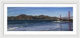 Golden Gate Bridge Panorama - Framed Print
