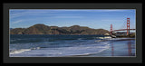 Golden Gate Bridge Panorama - Framed Print