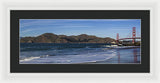 Golden Gate Bridge Panorama - Framed Print