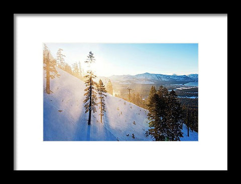 Gunbarrel Rays By Brad Scott - Framed Print