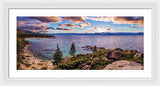 Heavenly Glow At Sand Harbor By Brad Scott - Framed Print