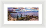 Heavenly Glow At Sand Harbor By Brad Scott - Framed Print