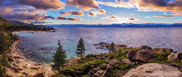 Heavenly Glow At Sand Harbor By Brad Scott - Art Print